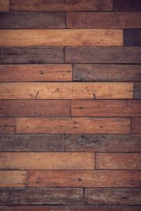 vue sur parquet en bois